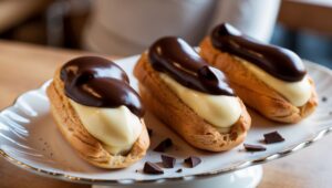 Triple Chocolate Eclairs Recipe
