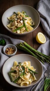 Crab & Asparagus Pappardelle Recipe