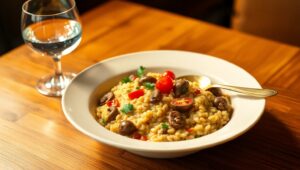 Barley Risotto with Mushrooms