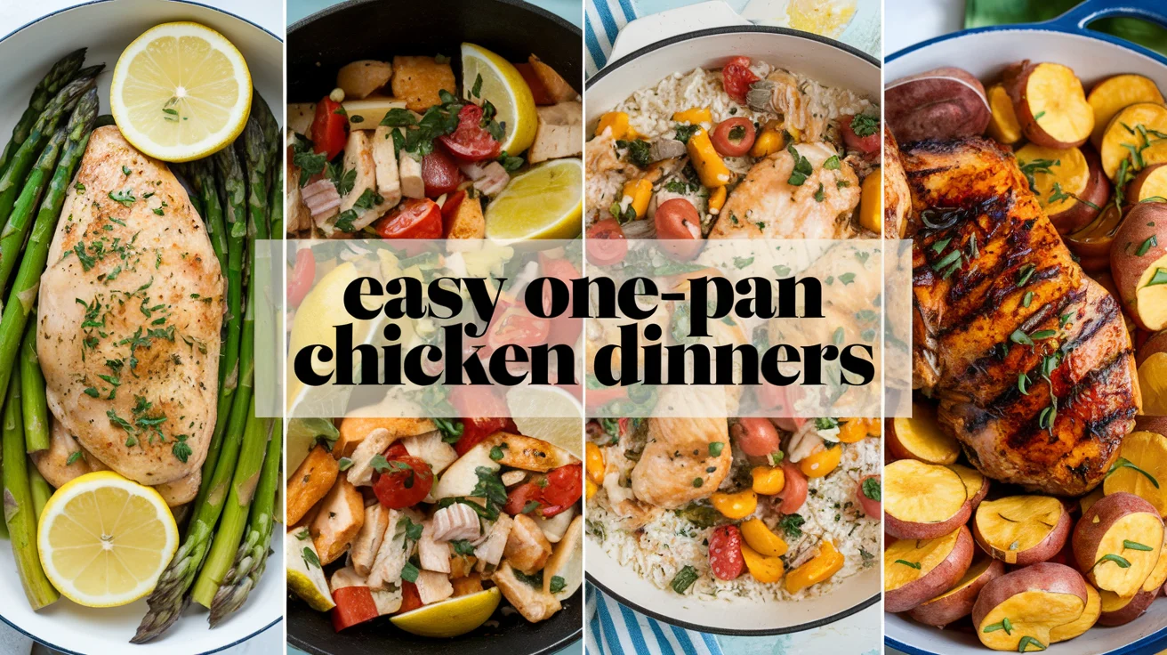 5 Easy One-Pan Chicken Dinners For Busy Weeknights