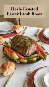 Easter Feast: Herb-Crusted Lamb Roast