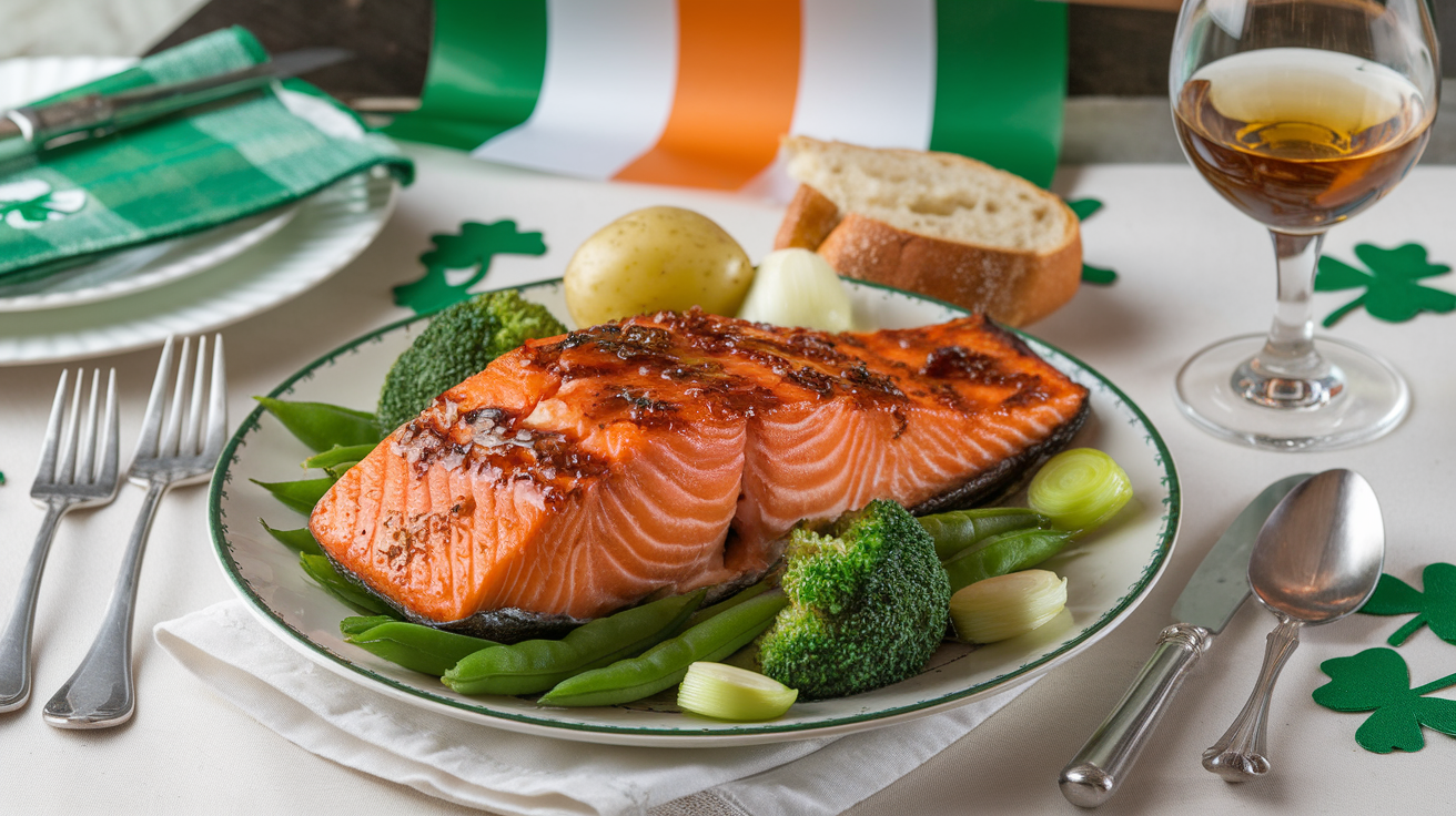 Irish Whiskey Glazed Salmon