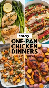 5 Easy One-Pan Chicken Dinners For Busy Weeknights