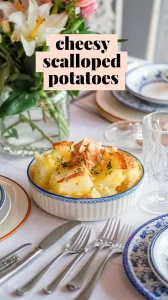 Cheesy Scalloped Potatoes From Scratch