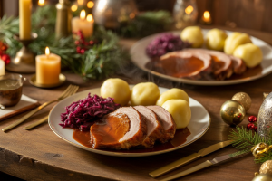 A Traditional German Christmas Dinner - Sauerbraten